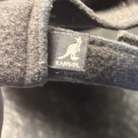 Kangol Wool Adult One Size Gray Adjustable Baseball Cap Hat - Picture 7 of 9